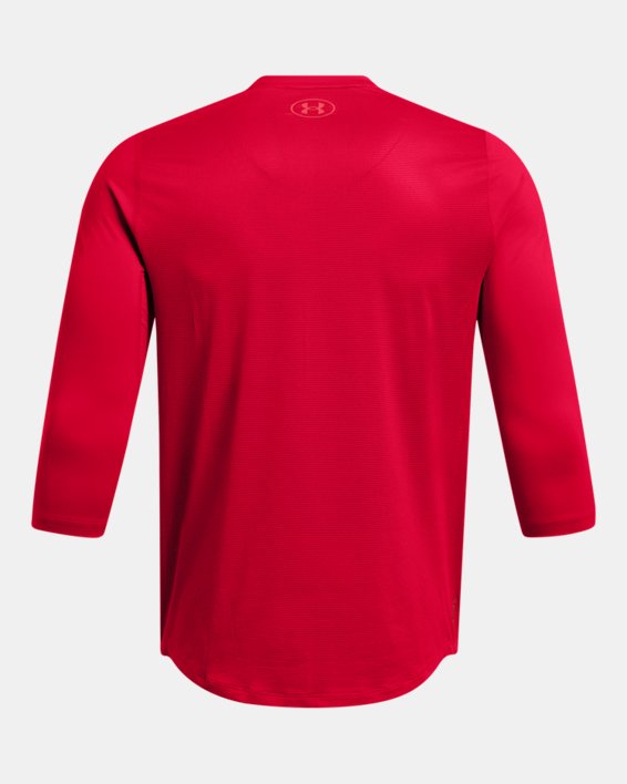 Men's UA Iso-Chill ¾ Sleeve Shirt, Red, pdpMainDesktop image number 5